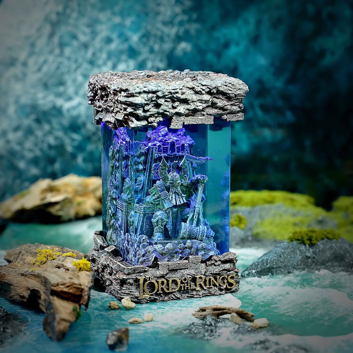 Dwarf King Resin Lamp – The Lord of the Rings Multicolor / Size M – Handmade Resin Lamp by Rescene Studio | Rescene Studio