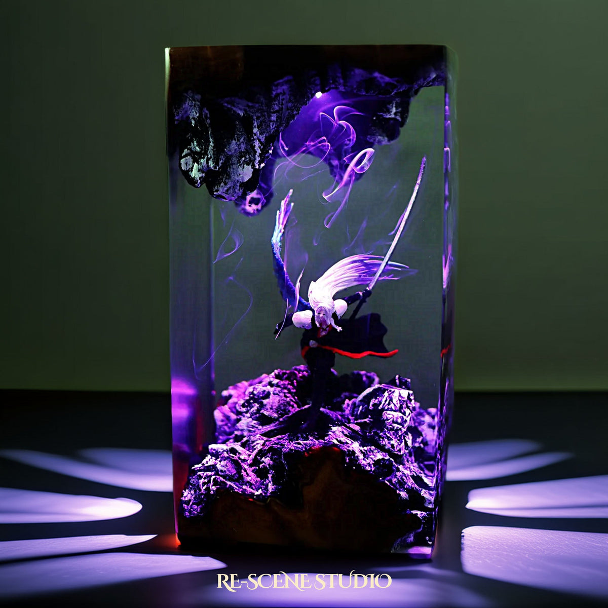 Sephiroth Resin Lamp, detailed display