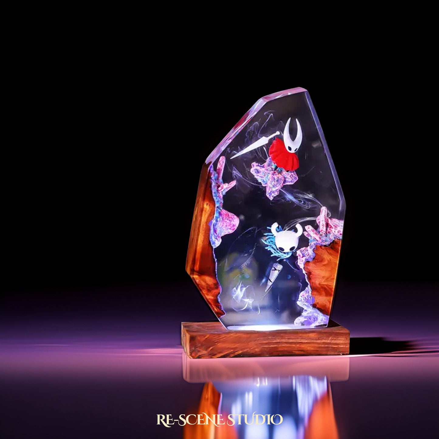 H.ornet Resin Lamp V3 — Display Setup | Artisan Resin Art Lamp, Ambient Light for Home or Office