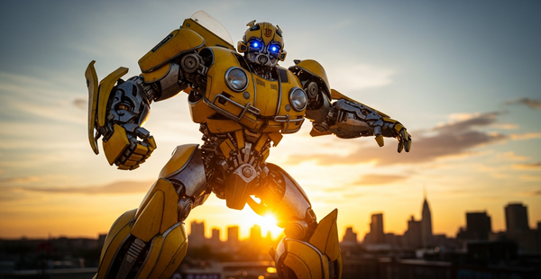 Bumblebee Transformers Resin Lamp: The Autobot for Your Desk