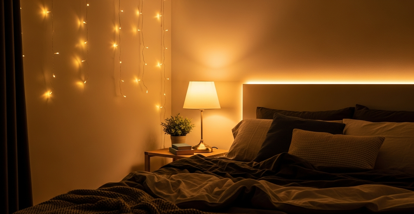 Cozy Bedroom Setup: Lighting on a $200 Budget