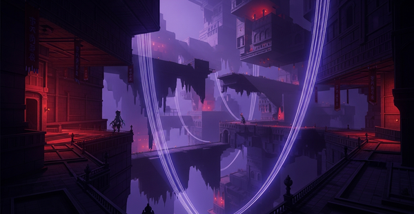 Demon Slayer Infinity Castle Resin Lamps by Rescene Studio