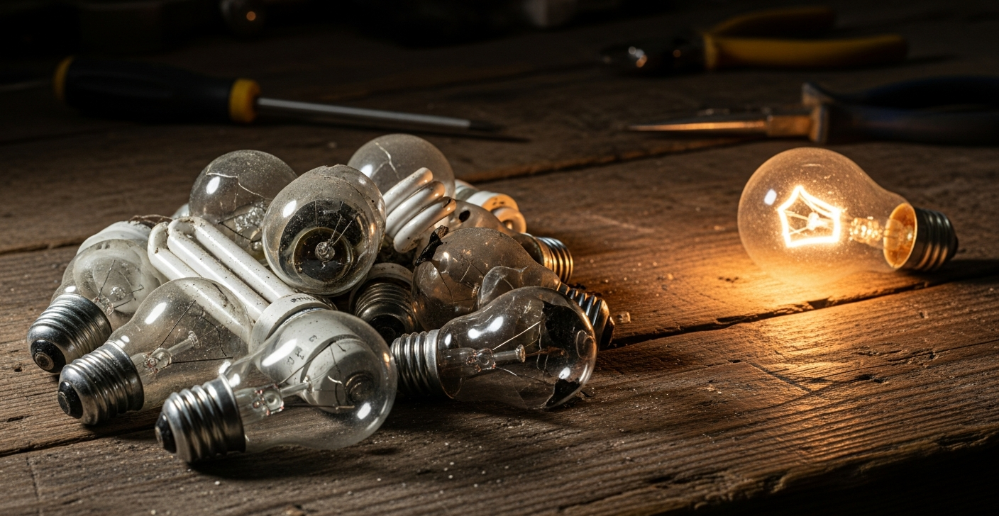 Light Bulb Lifespan Decoded: 25,000 Hours Doesn't Mean Forever