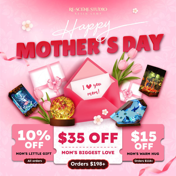 The Best Mother's Day Gift in 2026: Handcrafted Resin Lamps She'll Love