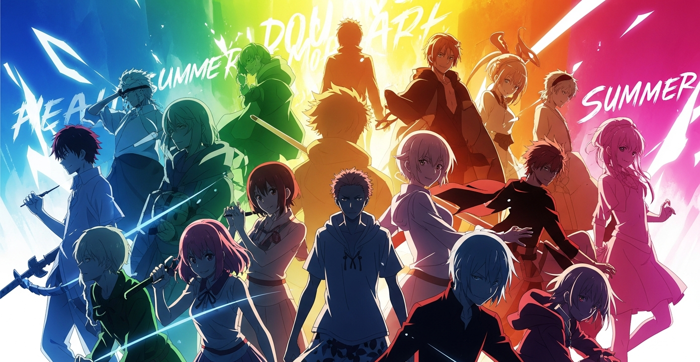 Summer 2026 anime season preview collage of upcoming shows