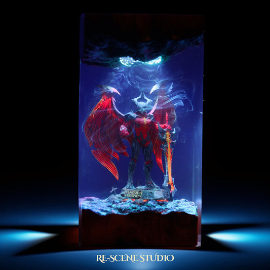 Aatrox Resin Lamp - League of Legends