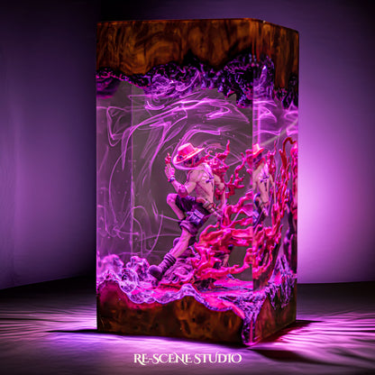 A.ce Resin Lamp — Display Setup | Artisan Resin Art Lamp, Ambient Light for Home or Office