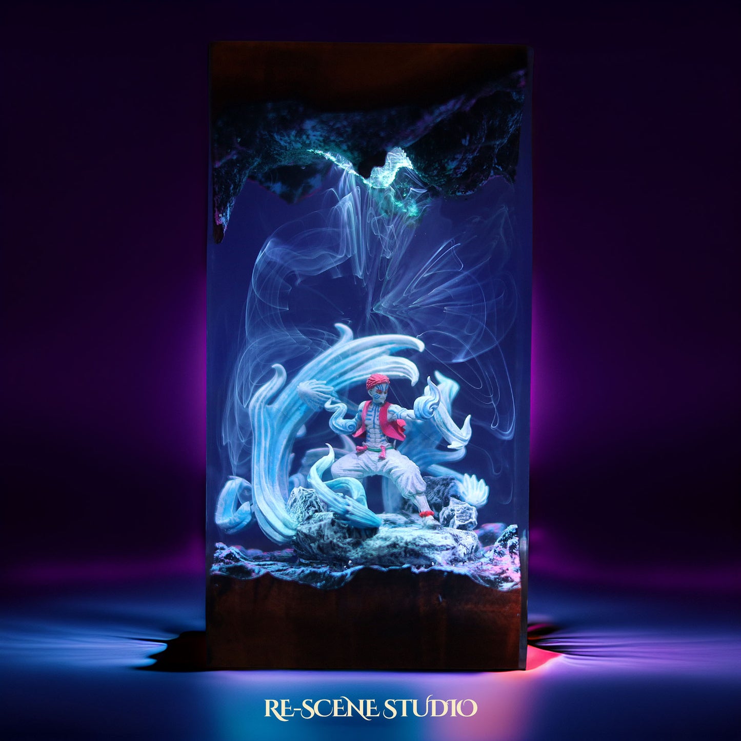 Akaza Resin Lamp - Demon Slayer