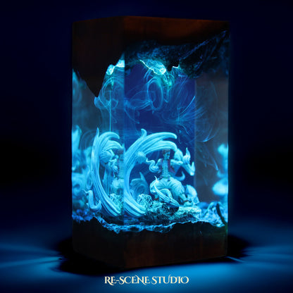 Akaza Resin Lamp - Demon Slayer