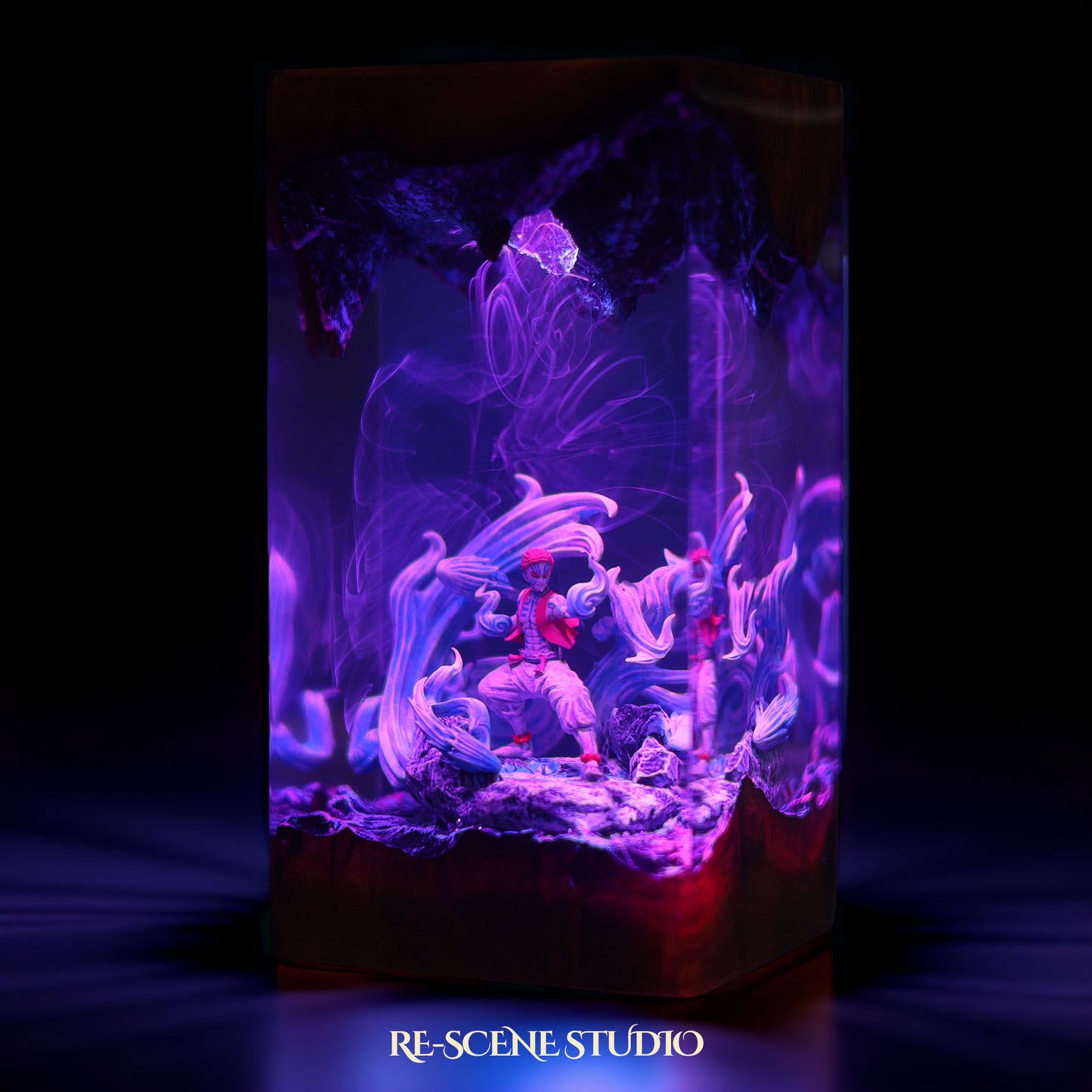 Akaza Resin Lamp - Demon Slayer