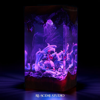 Akaza Resin Lamp - Demon Slayer