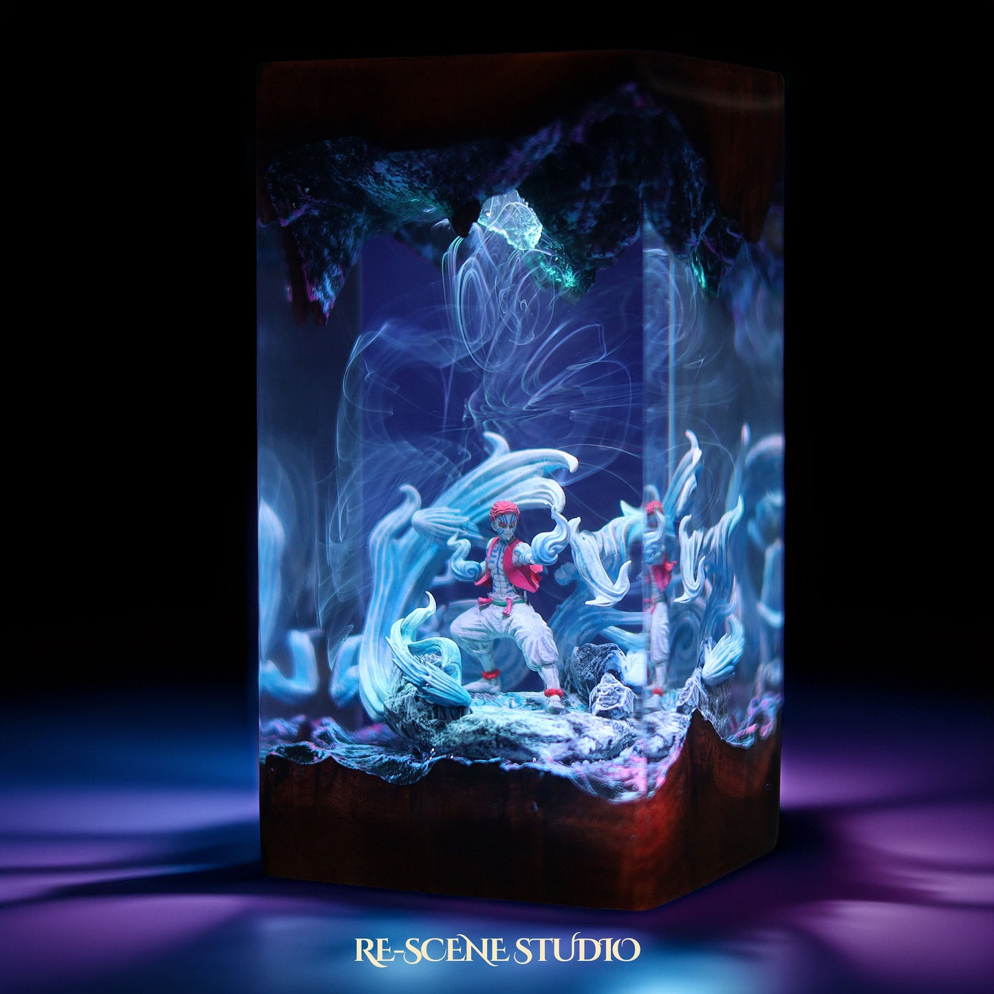 Akaza Resin Lamp - Demon Slayer