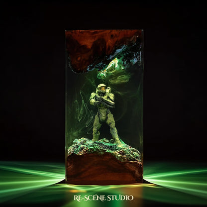 Master Chief Resin Lamp - Halo