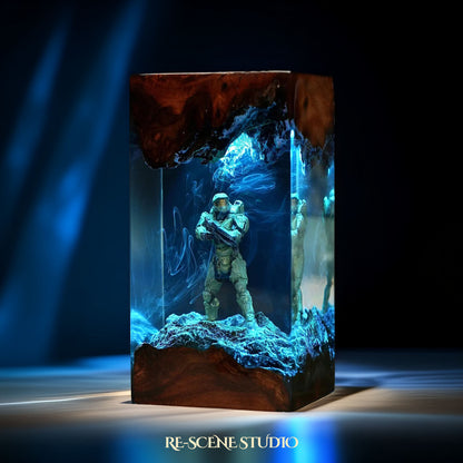 Master Chief Resin Lamp - Halo