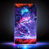 Bakugo Resin Lamp — Handcrafted Epoxy Resin LED Lamp | Unique Ambient Decor & Collector's Gift