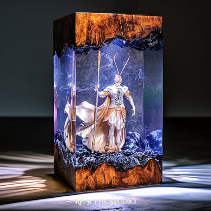 Wukong Resin Lamp 2 - Black Myth: Wukong