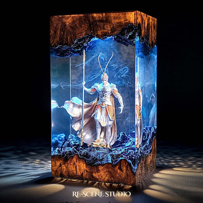 Wukong Resin Lamp 2 - Black Myth: Wukong