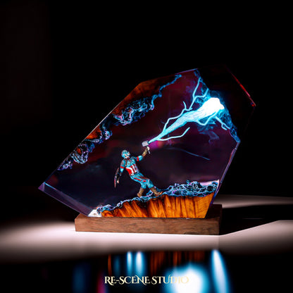 Captain America Resin Lamp 02 - Marvel