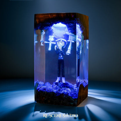 Coraline Resin Lamp - Coraline