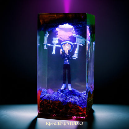 Coraline Resin Lamp - Coraline