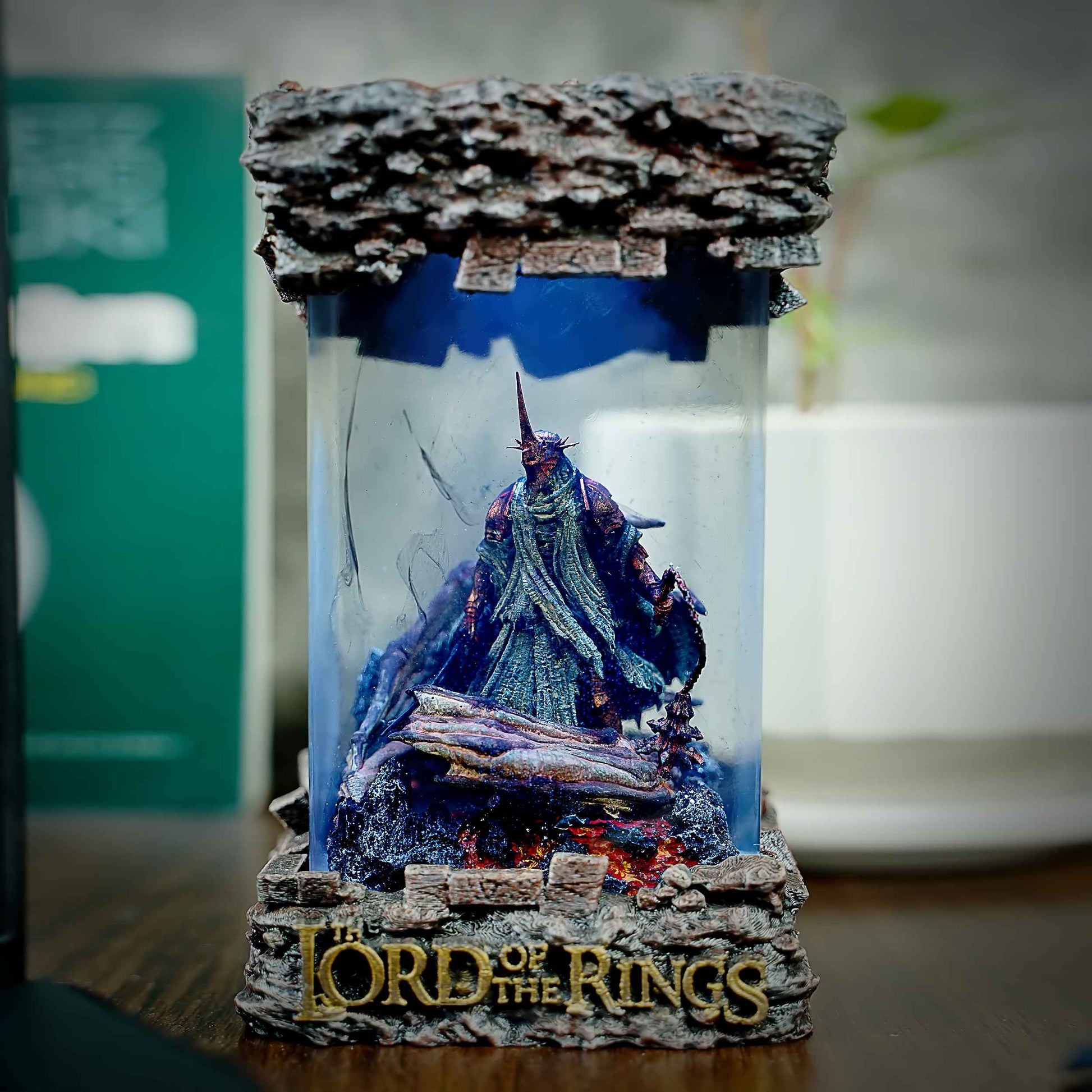 Witch-King of Angmar Resin Lamp – The Lord of the Rings Multicolor / Size M – Handmade Epoxy Resin Lamp by Rescene Studio | Rescene Studio