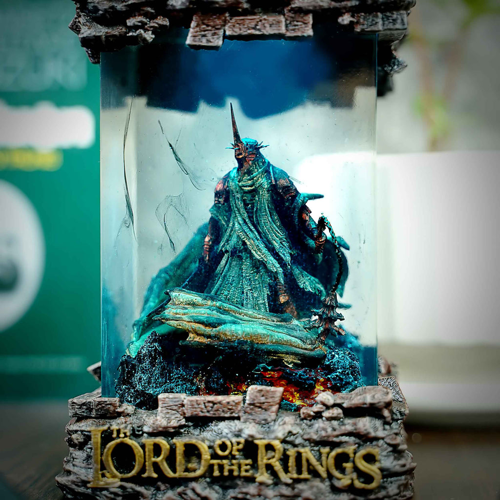 Witch-King of Angmar Resin Lamp – The Lord of the Rings Multicolor / Size M – Handmade Epoxy Resin Lamp by Rescene Studio | Rescene Studio
