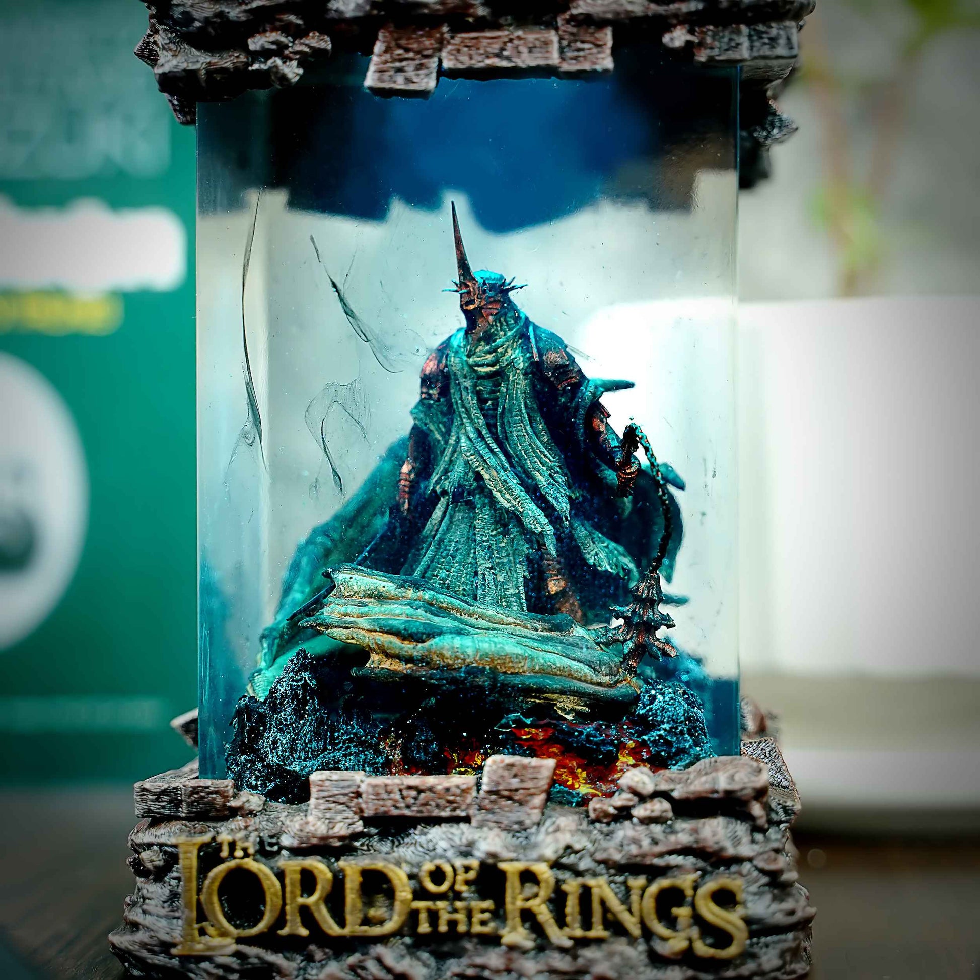 Witch-King of Angmar Resin Lamp – The Lord of the Rings Multicolor / Size M – Handmade Epoxy Resin Lamp by Rescene Studio | Rescene Studio