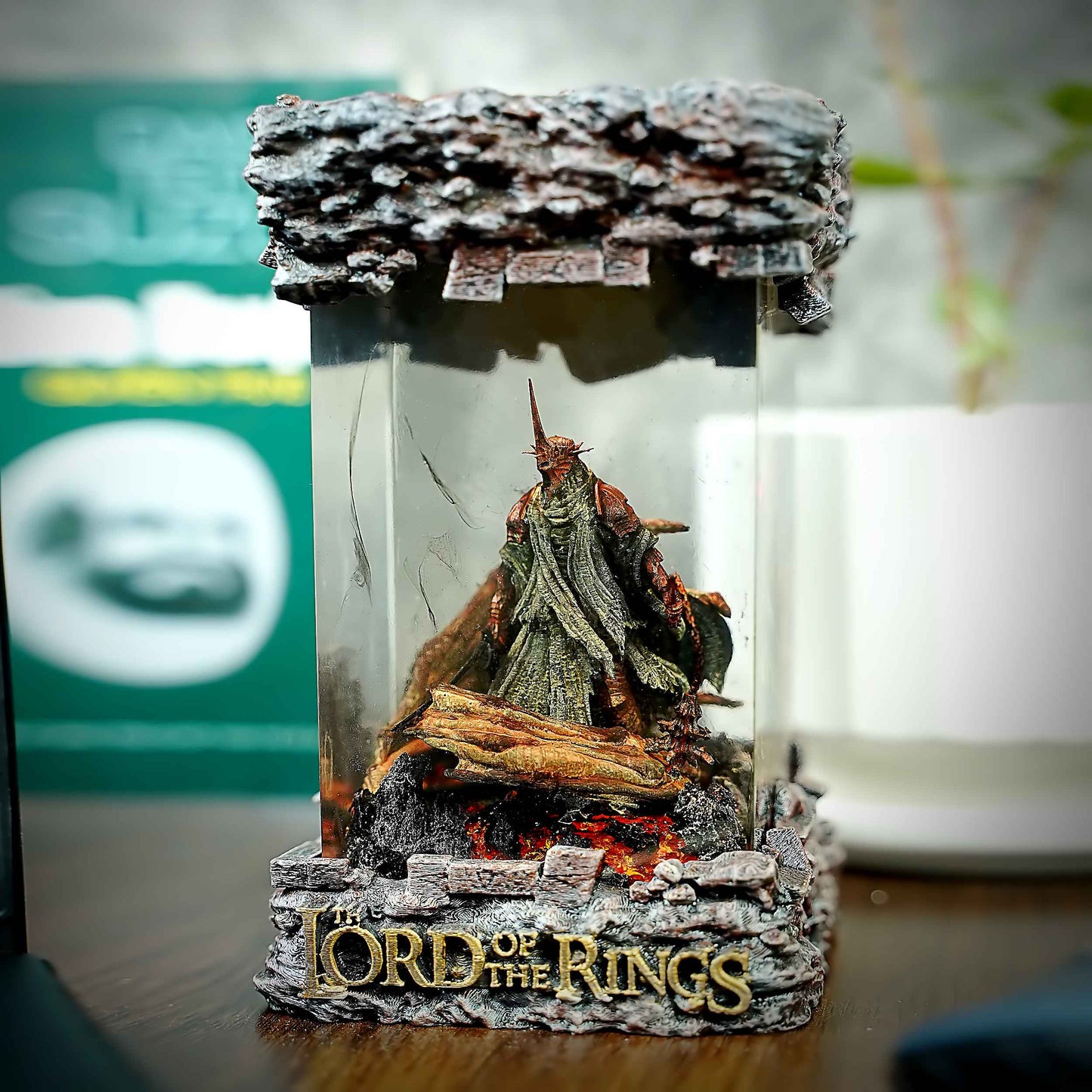 Witch-King of Angmar Resin Lamp – The Lord of the Rings Multicolor / Size M – Handmade Resin Lamp by Rescene Studio | Rescene Studio