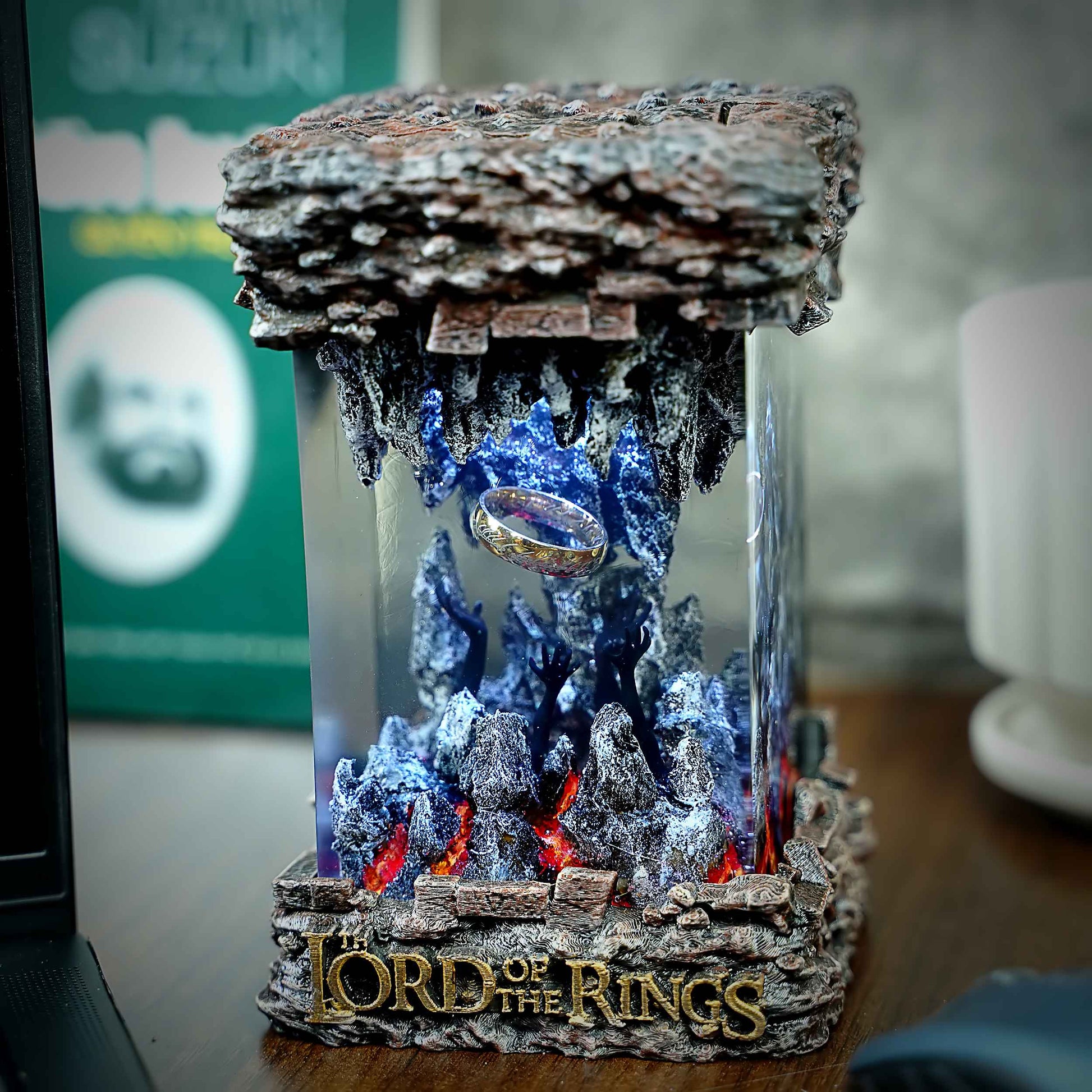 The One Ring Resin Lamp – The Lord of the Rings Multicolor / Size M – Handmade Epoxy Resin Lamp by Rescene Studio | Rescene Studio