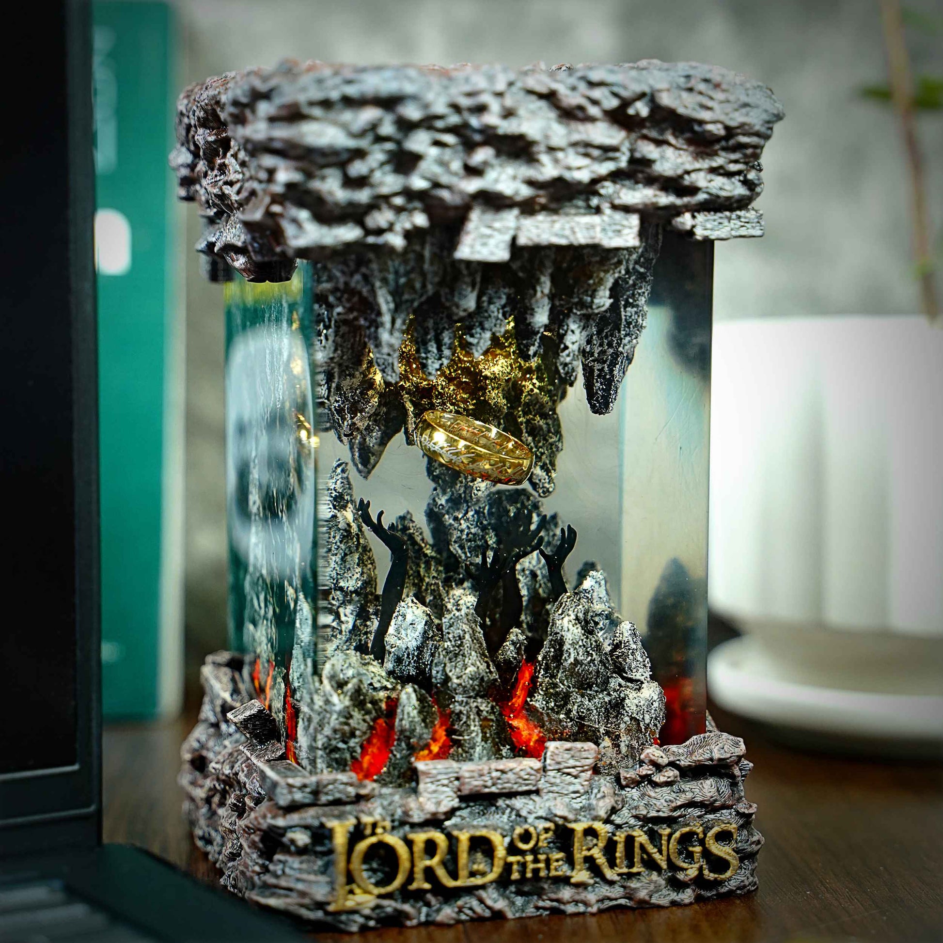 The One Ring Resin Lamp – The Lord of the Rings Multicolor / Size M – Handmade Epoxy Resin Lamp by Rescene Studio | Rescene Studio