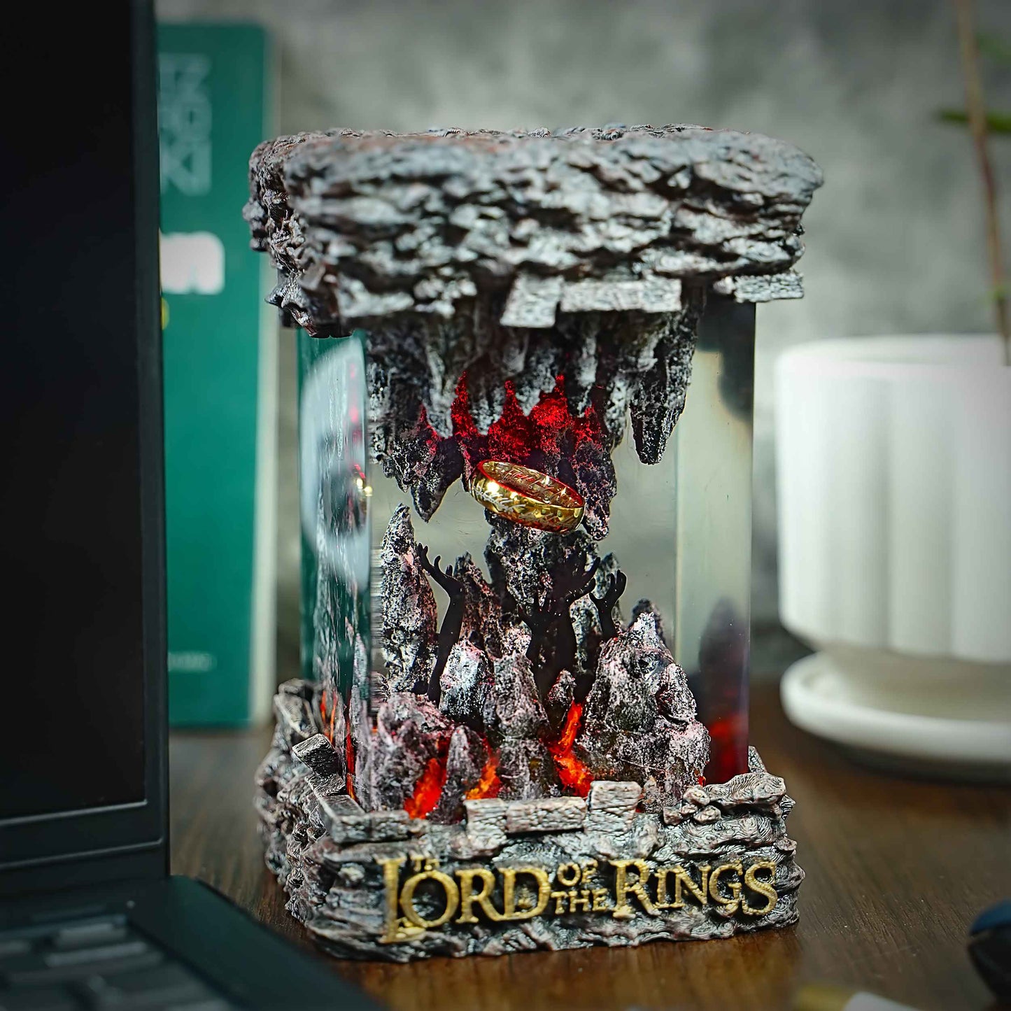 The One Ring Resin Lamp – The Lord of the Rings Multicolor / Size M – Handmade Resin Lamp by Rescene Studio | Rescene Studio