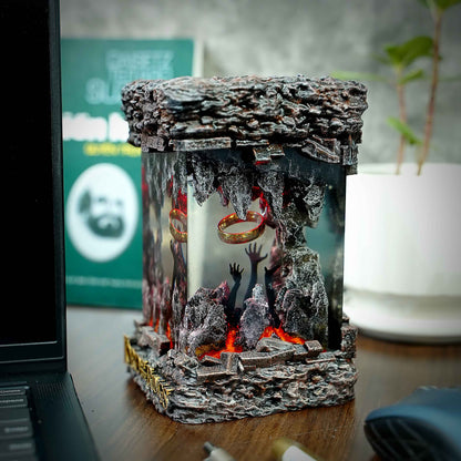 The One Ring Resin Lamp – The Lord of the Rings Multicolor / Size M – Handmade Resin Lamp by Rescene Studio | Rescene Studio