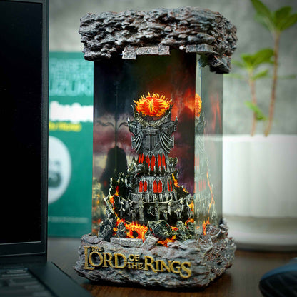 Eye of Sauron Resin Lamp – The Lord of the Rings Multicolor / Size M – Handmade Resin Lamp by Rescene Studio | Rescene Studio