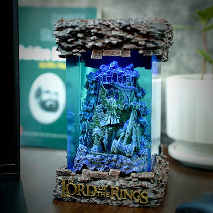 Dwarf King Resin Lamp – The Lord of the Rings Multicolor / Size M – Handmade Resin Lamp by Rescene Studio | Rescene Studio