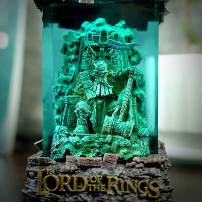 Dwarf King Resin Lamp – The Lord of the Rings Multicolor / Size M – Handmade Resin Lamp by Rescene Studio | Rescene Studio