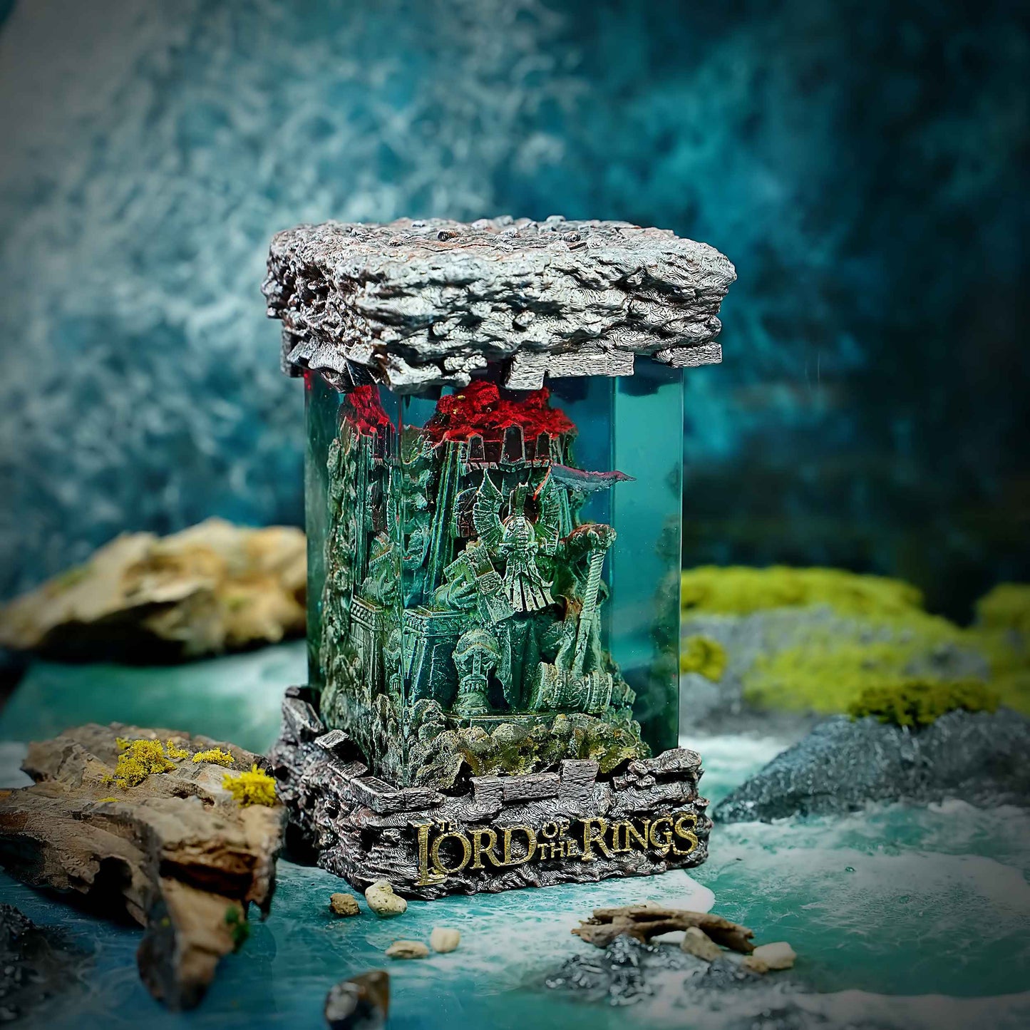 Dwarf King Resin Lamp – The Lord of the Rings Multicolor / Size M – Handmade Resin Lamp by Rescene Studio | Rescene Studio