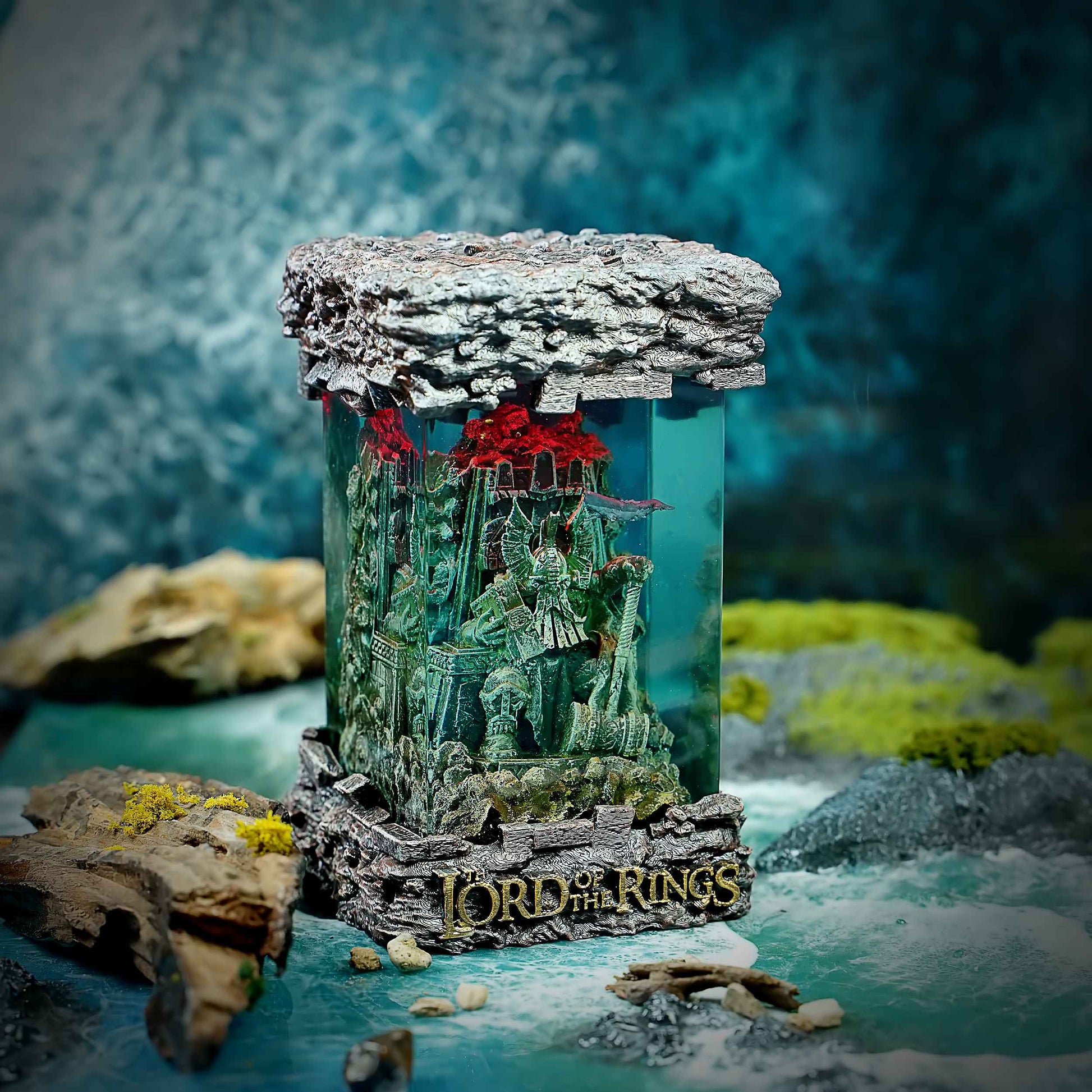 Dwarf King Resin Lamp – The Lord of the Rings Multicolor / Size M – Handmade Epoxy Resin Lamp by Rescene Studio | Rescene Studio