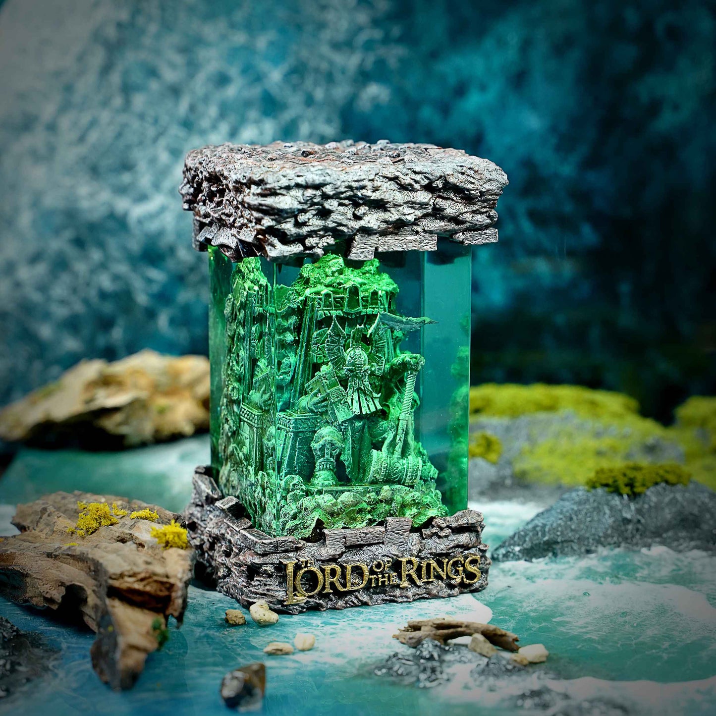 Dwarf King Resin Lamp – The Lord of the Rings Multicolor / Size M – Handmade Resin Lamp by Rescene Studio | Rescene Studio