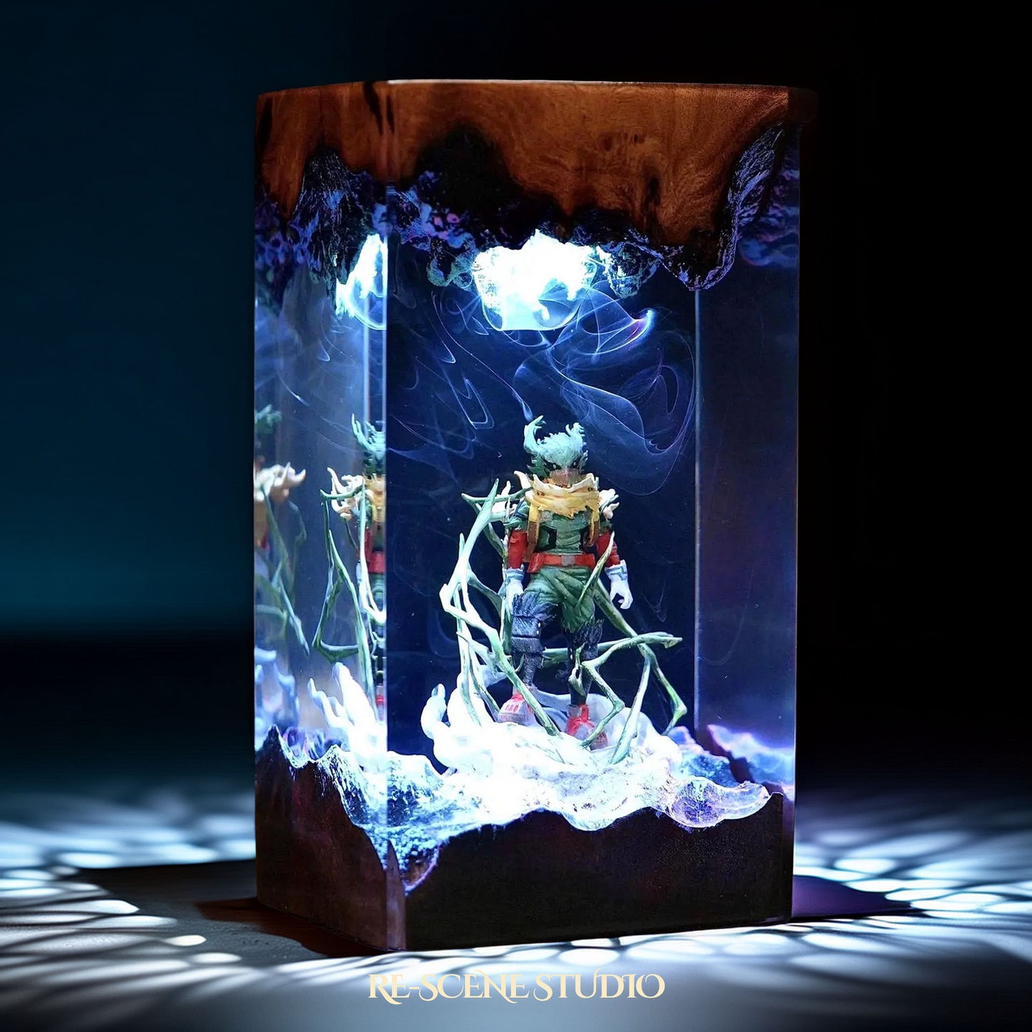 Dark Deku Resin Lamp - My Hero Academia