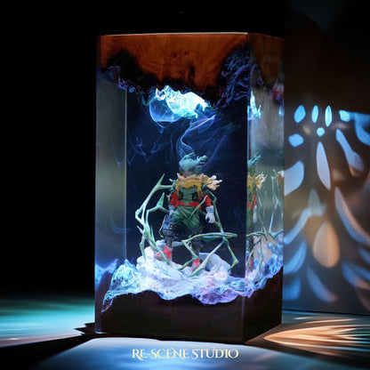 Dark Deku Resin Lamp - My Hero Academia
