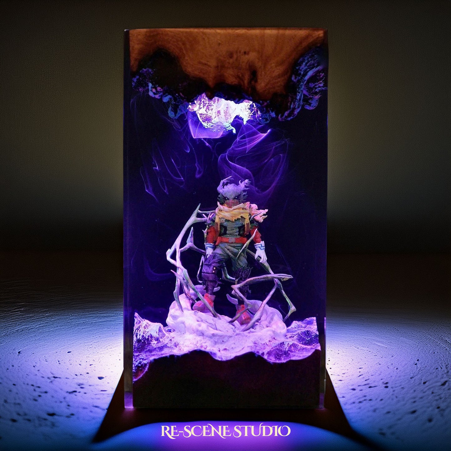 Dark Deku Resin Lamp - My Hero Academia