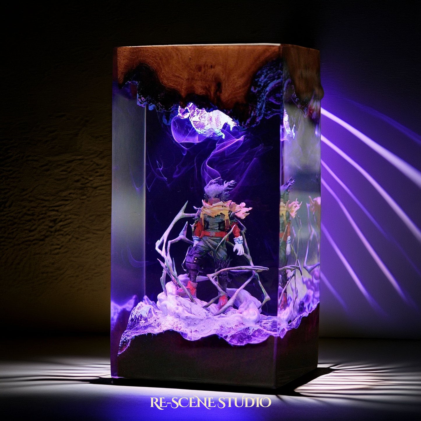 Dark Deku Resin Lamp - My Hero Academia