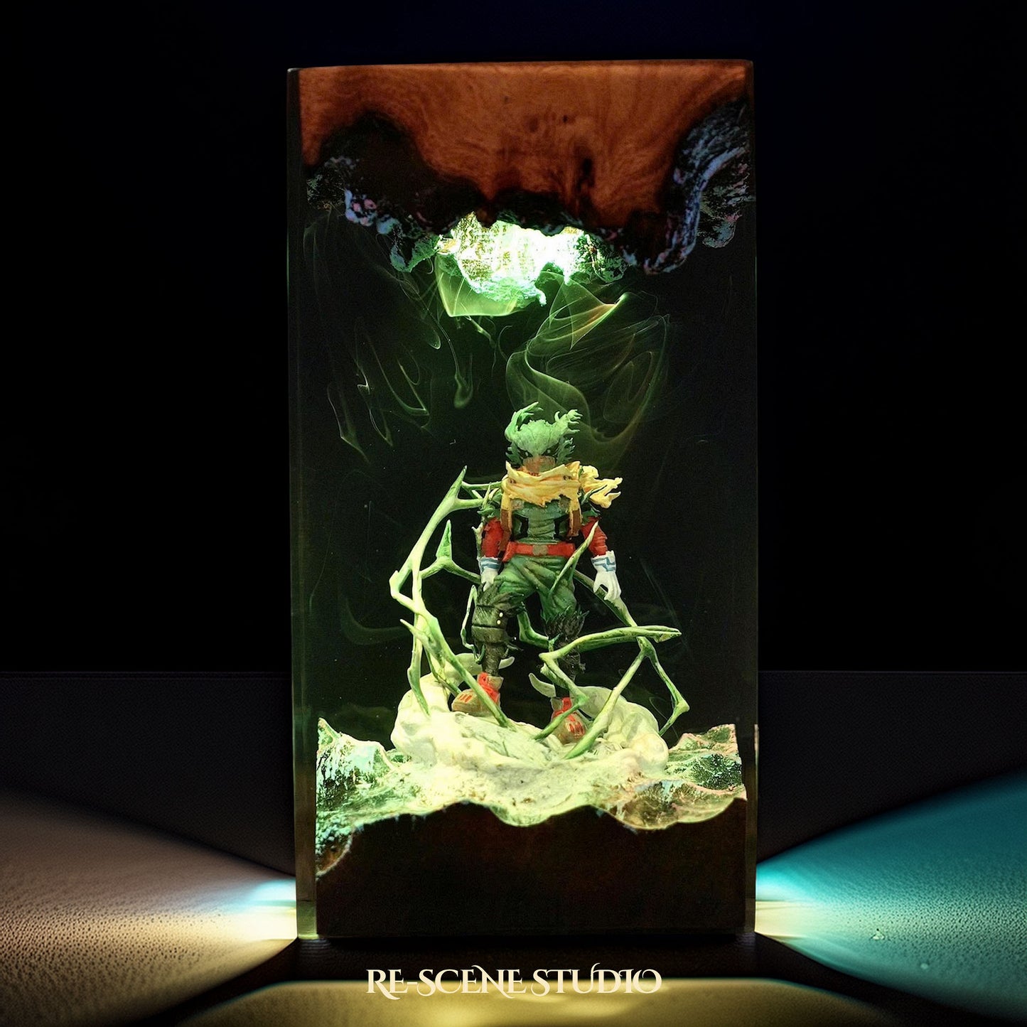 Dark Deku Resin Lamp - My Hero Academia
