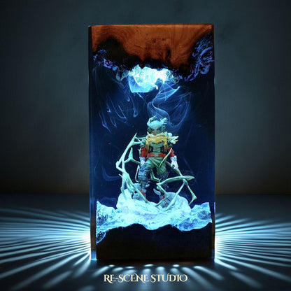 Dark Deku Resin Lamp - My Hero Academia