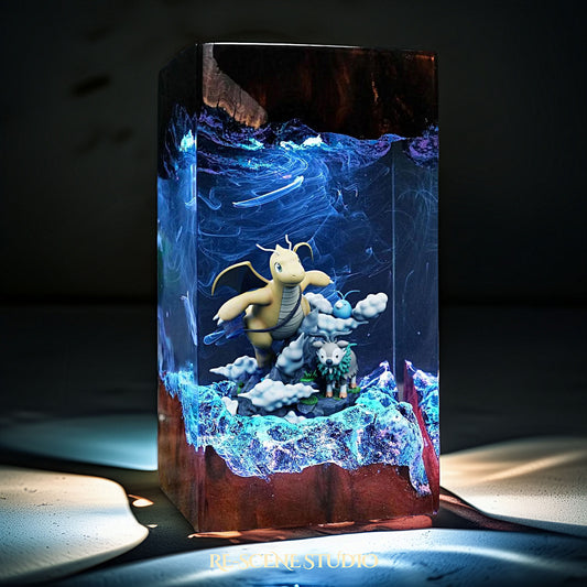 Dragonite Resin Lamp - Pokemon