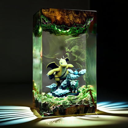 Dragonite Resin Lamp - Pokemon