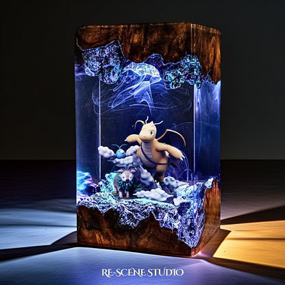Dragonite Resin Lamp - Pokemon