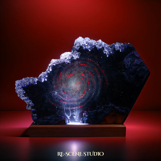 Eternal Void Resin Lamp