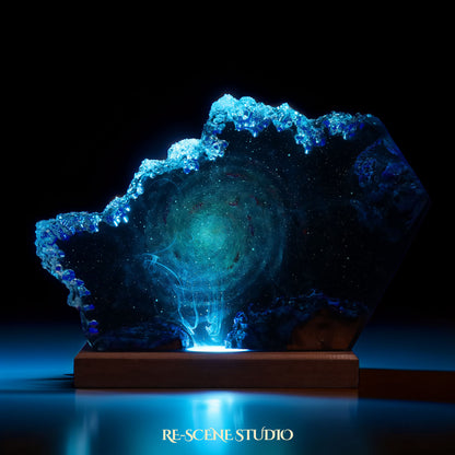 Eternal Void Resin Lamp