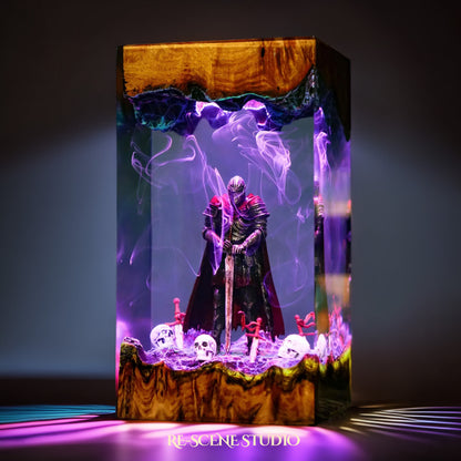 Fingerprint Vyke Resin Lamp - Elden Ring